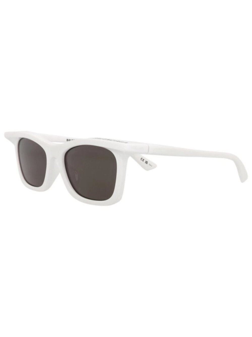 New Balenciaga Women's Sunglasses Square Rectangle Injection Frame Unisex White